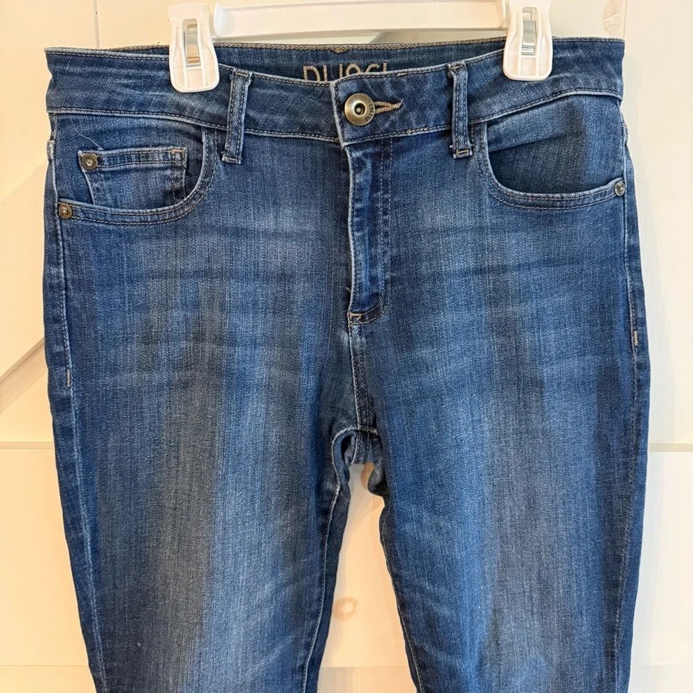 DL1961 Women's Margaux 28” Insta Sculpt Skinny Deep Indigo Jeans Size‎ 29 Chic